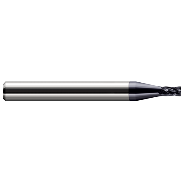 Harvey Tool Miniature End Mill - Square - Stub & Standard, 0.0100", Number of Flutes: 4 14010-C3